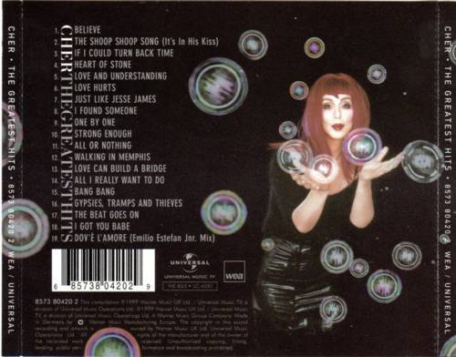 Cher The Greatest Hits : Back